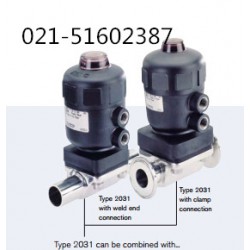 德国宝德型号2031不锈钢阀体气动膜片阀原理