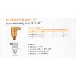 大量供应高质量的铜排气阀——远大排气阀