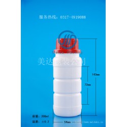 草帽盖包装瓶|加强筋塑料瓶|高强度|GZ60-200ml