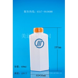扁形瓶|菱形瓶|HDPE塑料瓶|GZ82-400ml