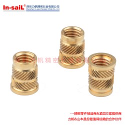 对称型 热熔铜嵌件 热熔机专用嵌件螺母 超声波铜镶嵌螺母