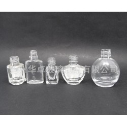 沧州华卓新品供应10-100ml 方形精油瓶 指甲油玻璃瓶