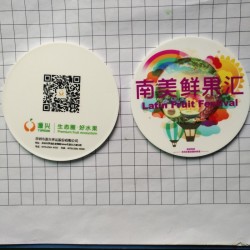 PVC印刷杯垫，数码打印软胶餐垫杯垫，双面彩印塑胶杯垫