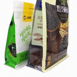 河南郑州食品零食八边封平底自立袋拉链定做定制厂家公司